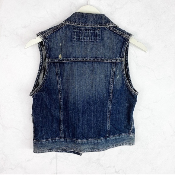 [Express] Classic Denim Jean Vest - Picture 2 of 2